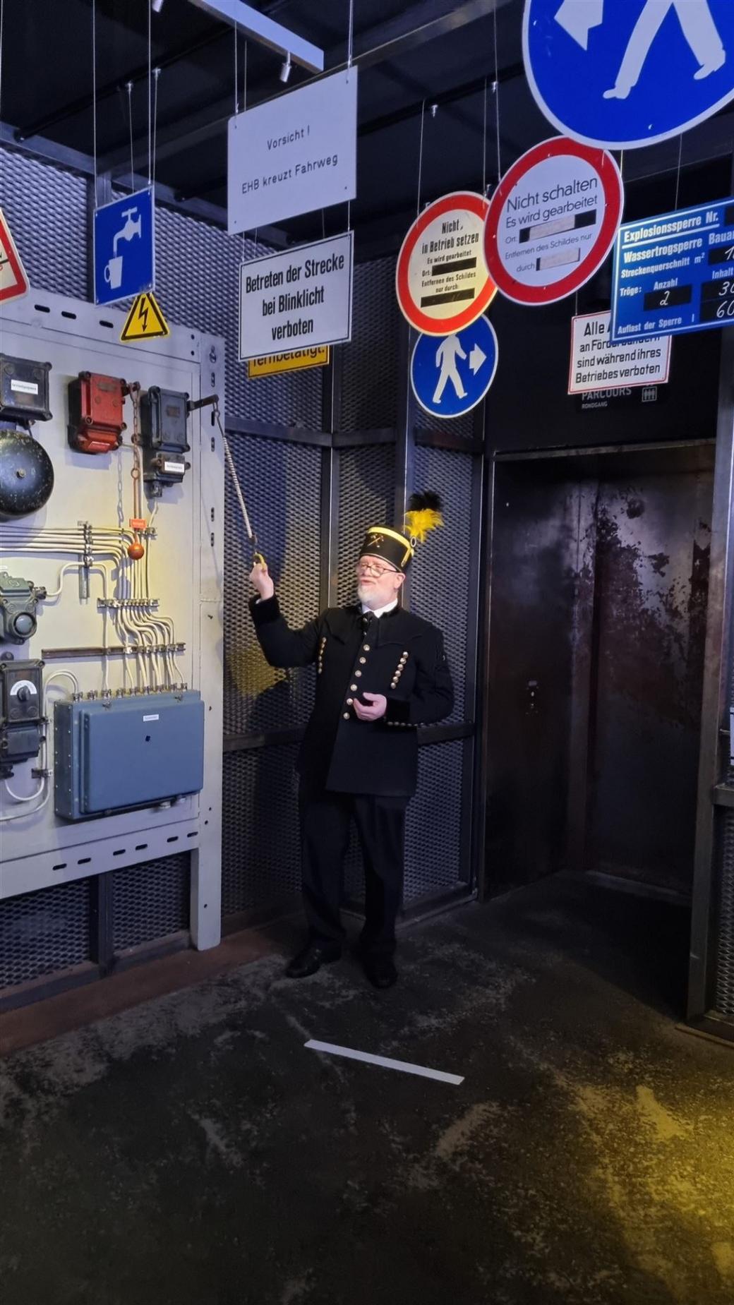 Signal zur Seilfahrt